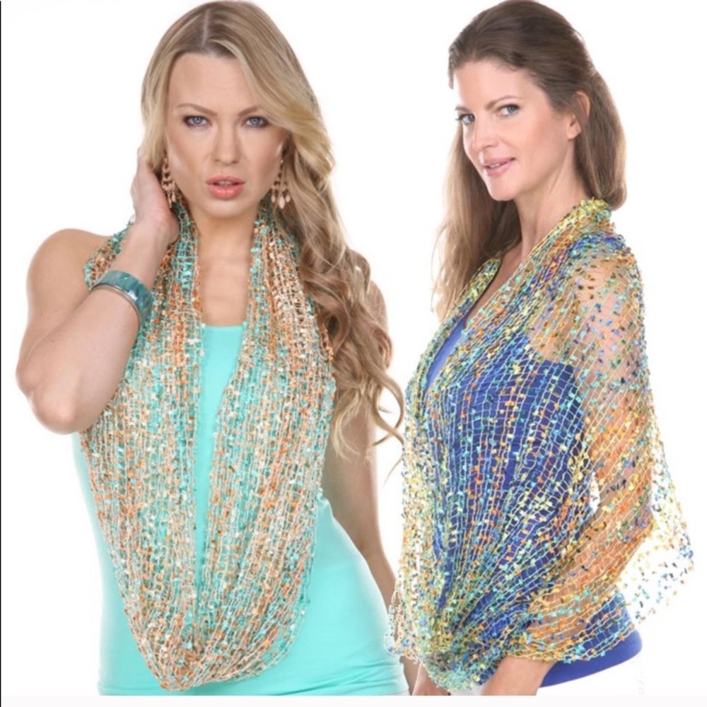 1 Infinity Confetti Scarf.   NWT